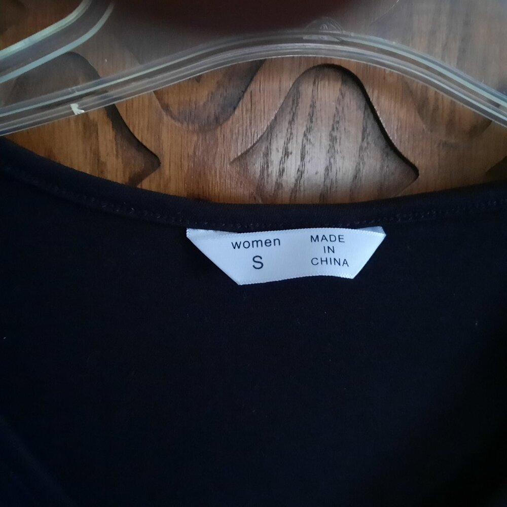 Maternity Nursing Tank Dress, Sleeveless VNeck w/ pockets NWT! - Black, Size S - Picture 12 of 16